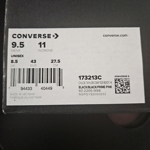 Converse Chuck Taylor Crafted Boot Black - Picture 7 of 7